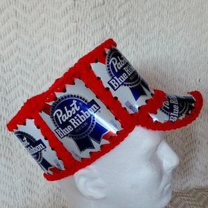 Handmade Crochet Beer Can Hat