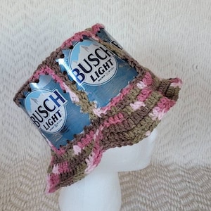 Handmade Crochet Beer Can Hat