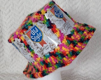 Handmade Crochet Beer Can Hat