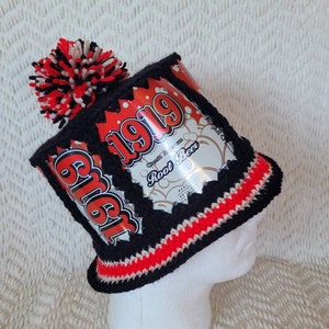 SALE! Handmade Crochet Soda Can Hat