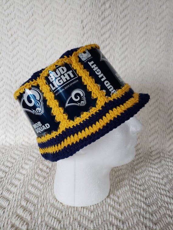 budweiser crochet hat