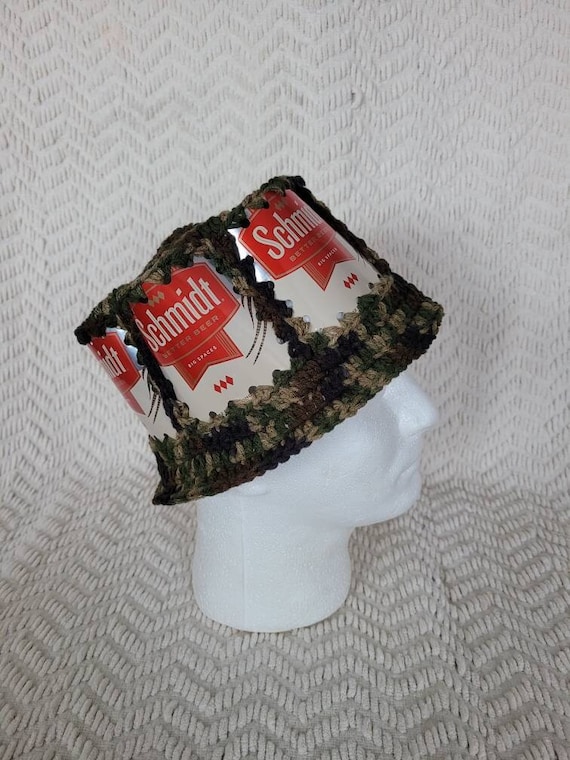 Handmade Crochet Beer Can Hat - Etsy 