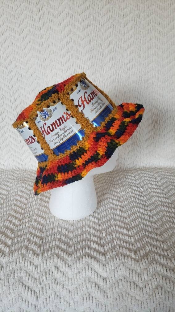 Crochet Beer Hat Etsy