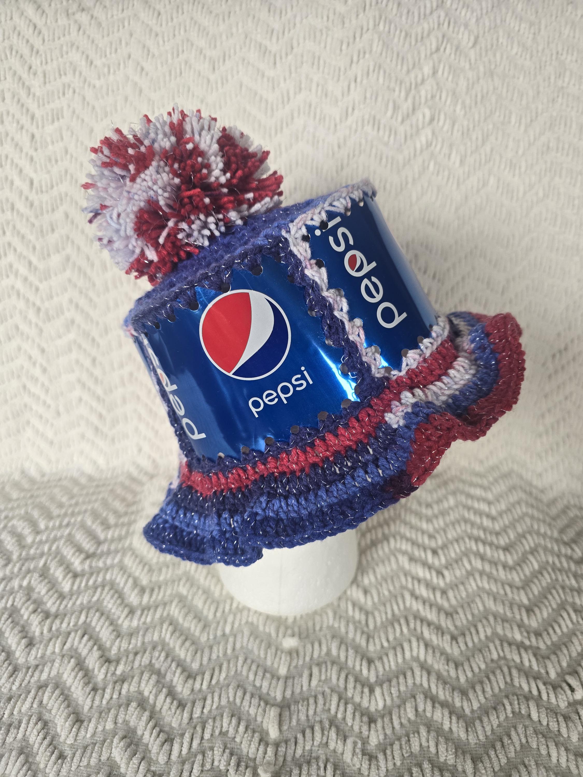 Crochet Pepsi Hat - Etsy display picture 1