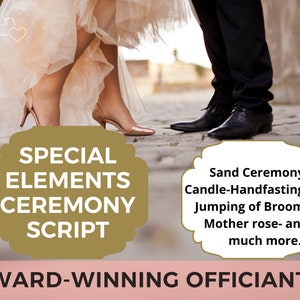 Wedding Script-Handfasting-Sand Ceremony-Candle Union and much more! Digital Download