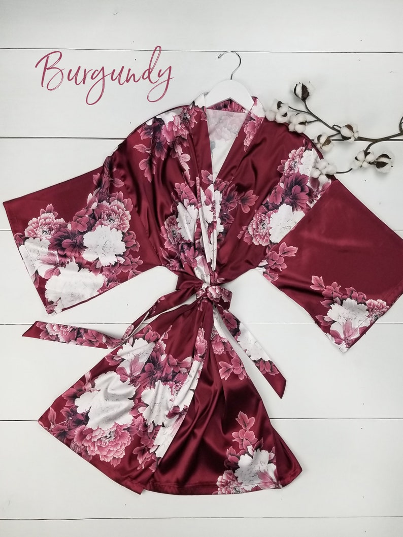 Bridesmaid Robes Bridal Party Robes Satin Robes Etsy