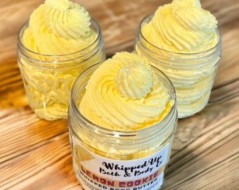 Baby Shower Favors, Lemon Cookie Whipped Body Butter,  Bridal Shower Favors, Birthday Party Favors, Bachelorette Favors, Gifts,  Favor ideas