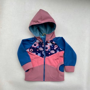 Softshelljacke für Kinder ROSA