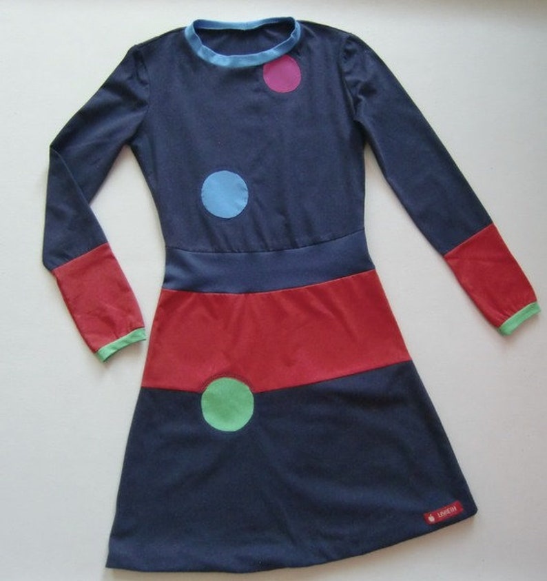 langärmliges Kleid CARO mit Ballonrock für Mädchen image 1