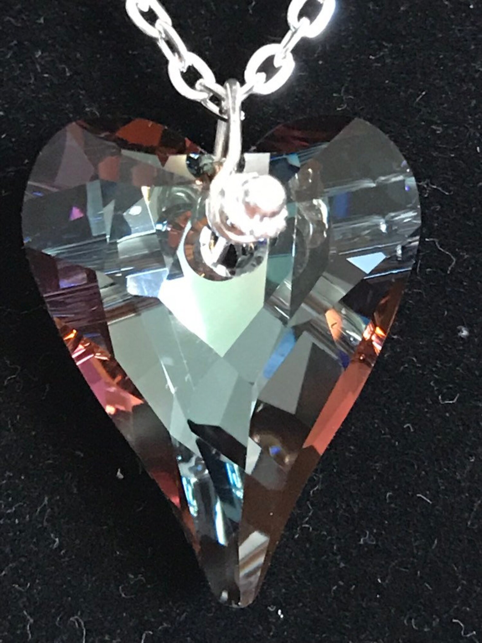 Pendentif P3418-OT en Oeil de tigre véritable - Bijoux en Argent rhodié