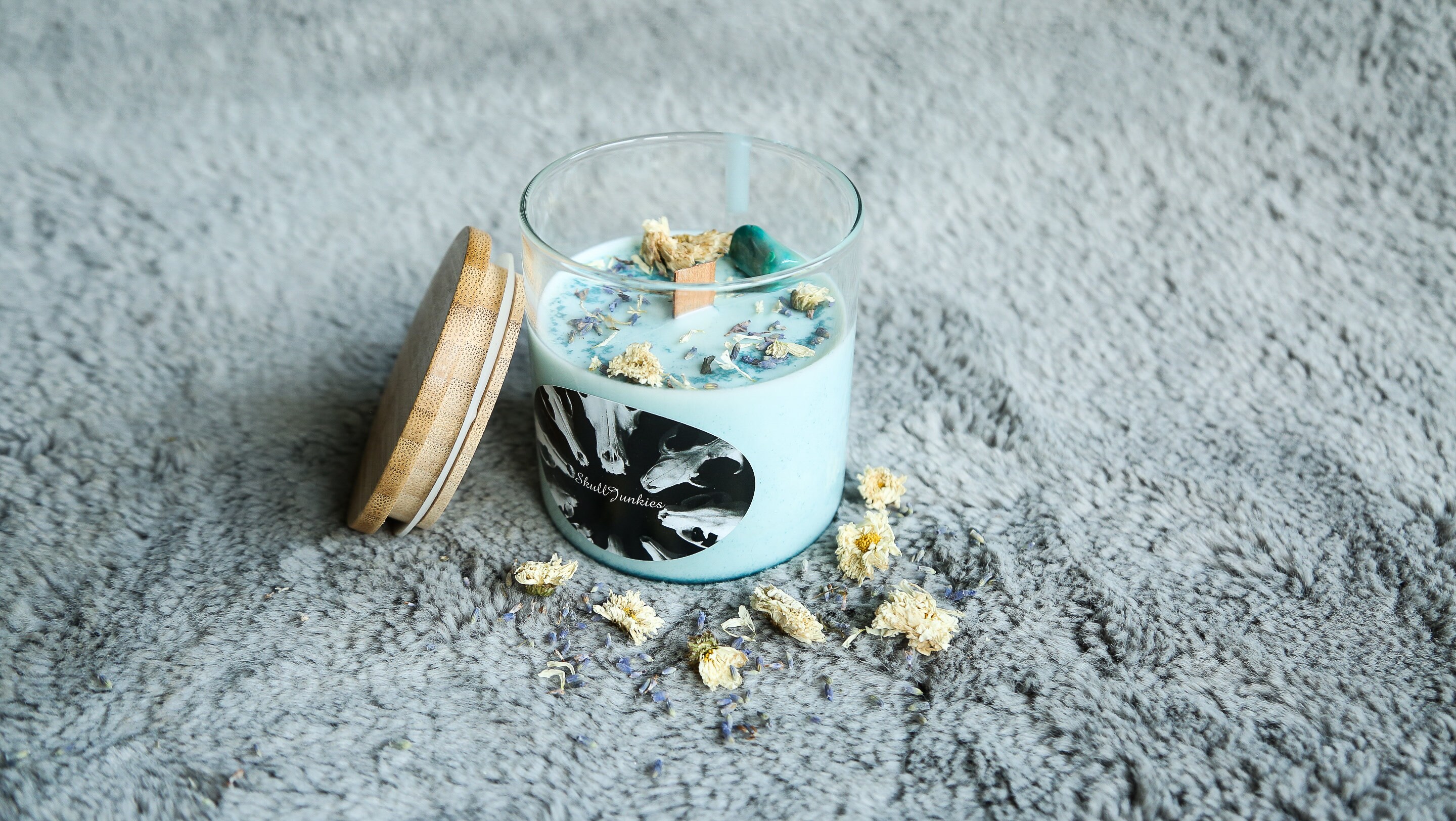 Herbal Candle - Soy Wax With Wooden Wick - 14oz - Etsy