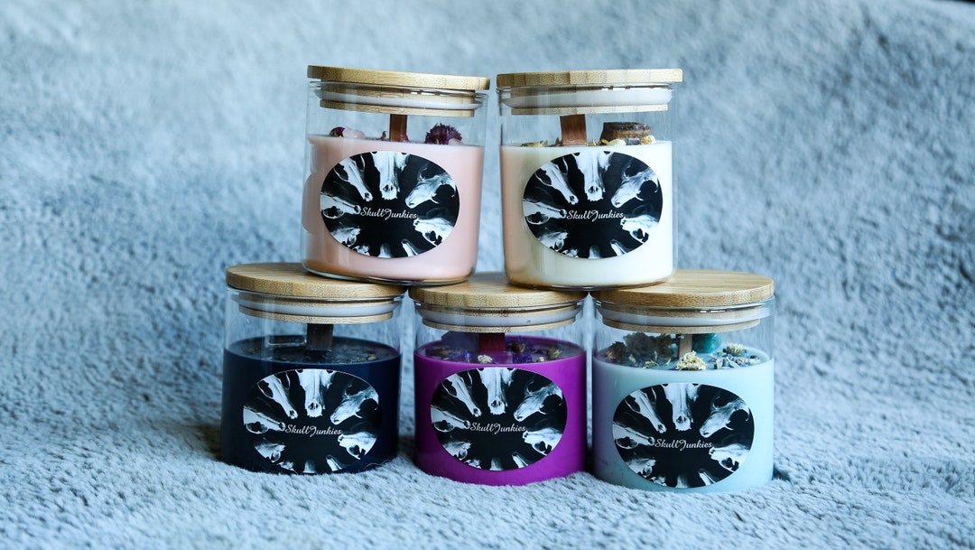 Herbal Candle - Soy Wax With Wooden Wick - 14oz - Etsy