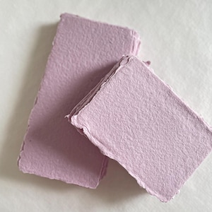 Lavender Oil Handmade Paper, Deckled Edges Paper, Torn Edge Paper, Eco Friendly, Handmade in Australia, 100% Cotton Paper, DEPOSIT