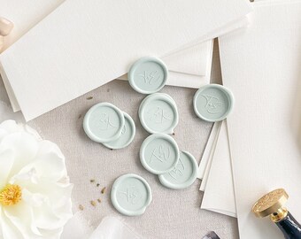 Sage Wax Seals, Luxury Addition to your Sets, Multiple Colours Available, Monogram Wax Seals, Self-Adhesive Wax Seals