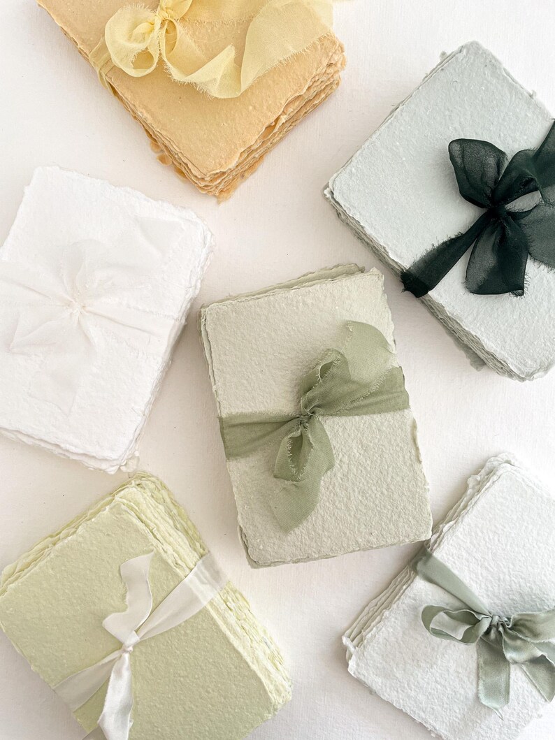 Wedding Invitations | Handmade paper | Watercolor Invite | Deckled Edge Paper Invitations | Wreath Invites || Contact for Quote | Charlita image 13