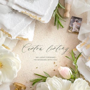 25 Faire-part en papier fait main, 25 nœuds de rubans de soie rose pâle, 25 enveloppes et impressions rose pâle - Amanda