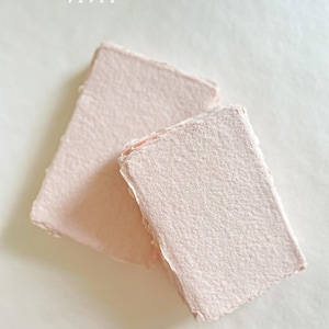 Rosie Handmade Paper, Deckled Edges Paper, Torn Edge Paper, Eco Friendly, Handmade in Australia, 100% Cotton Paper, DEPOSIT