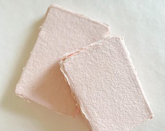 Handmade 100% Cotton Paper: Deckled Torn Edges, Eco Friendly