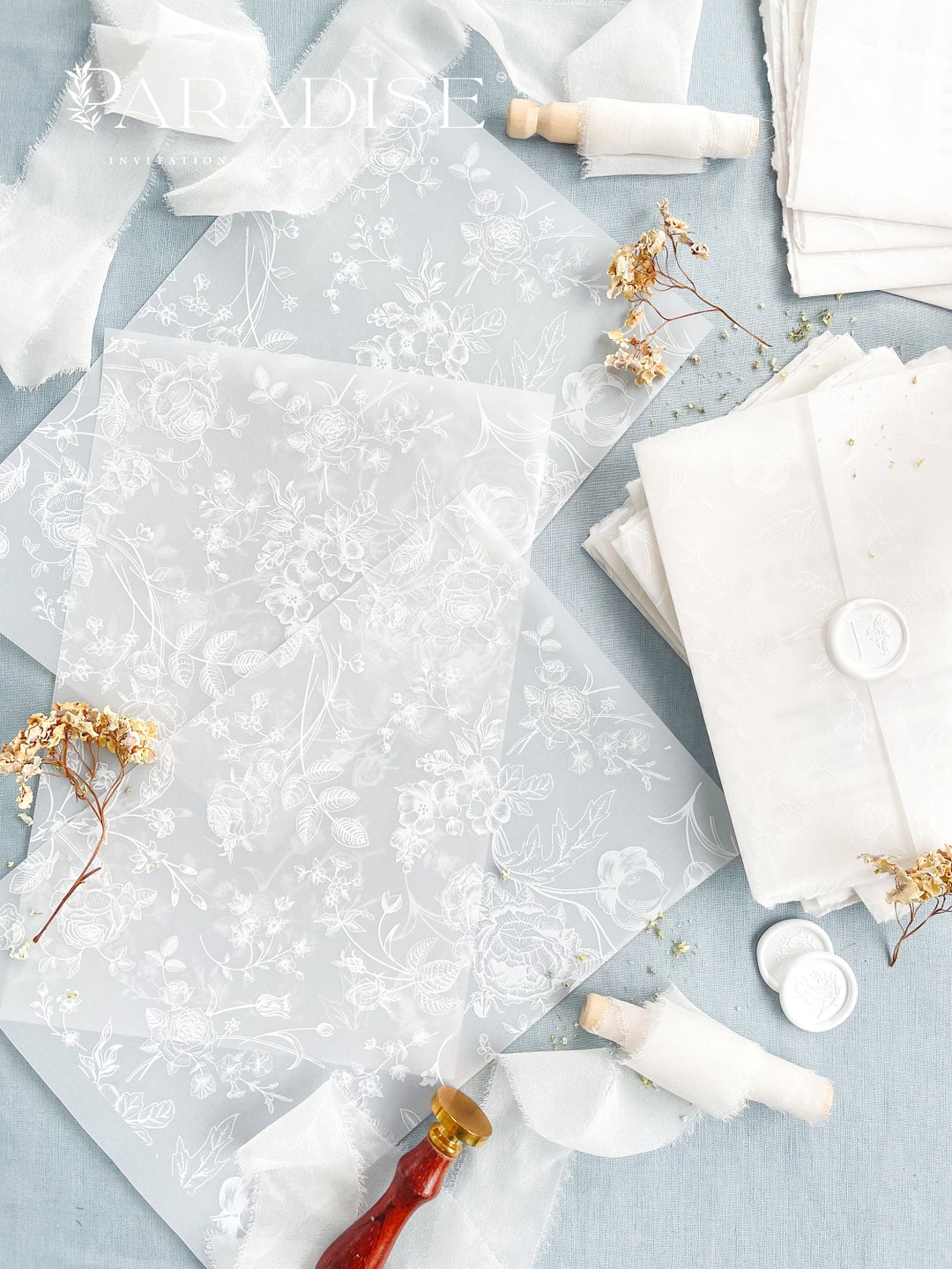 Printed Vellum Covers, Please Do Not Purchase This Listing Please