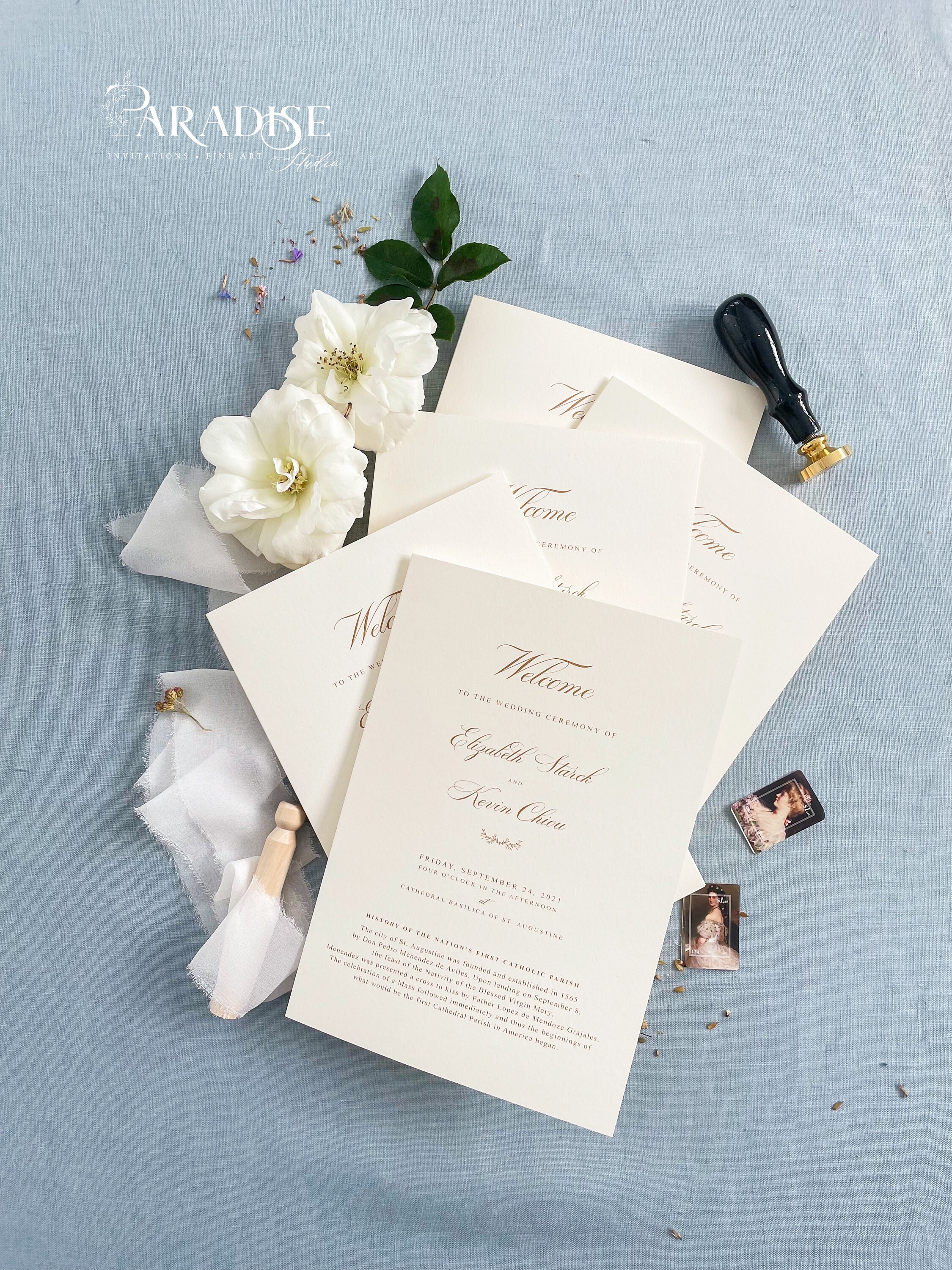 Programa de boda de Julia impreso Plantilla de - Etsy España