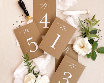 Kaitlyn Table Numbers, Wedding Table Cards, Black and Gold Table Numbers, Modern Table Numbers, Printable Table Numbers