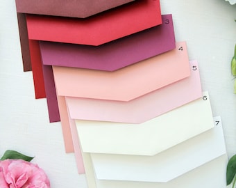 High-quality premium paper envelopes, burgundy envelopes red envelopes ivory envelope blush envelopes, PLEASE CONTACT us before purchasing