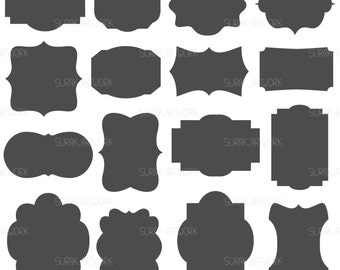 Ramvektor, Ramklippkonst, grafisk design, Digitala etiketter, Filer: Eps.10 | Png