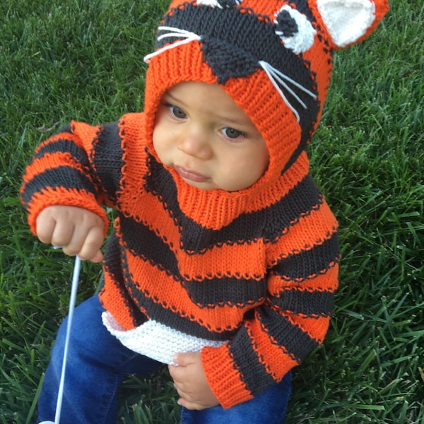 Lil' Tiger knitting pattern