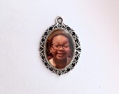 Custom Photo Charm, Photo Charm for Wedding Bouquet, Picture Charm, Bouquet Picture Charm, Memorial Charm, Tuxedo Photo Charm