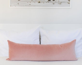 blush lumbar pillow