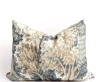 Muted Forest Print Throw Pillow Botanical Home Decor Earthy Color Bedroom Accessory Rustic Modern Farmhouse Cozy Reading Nook Toss Cushion