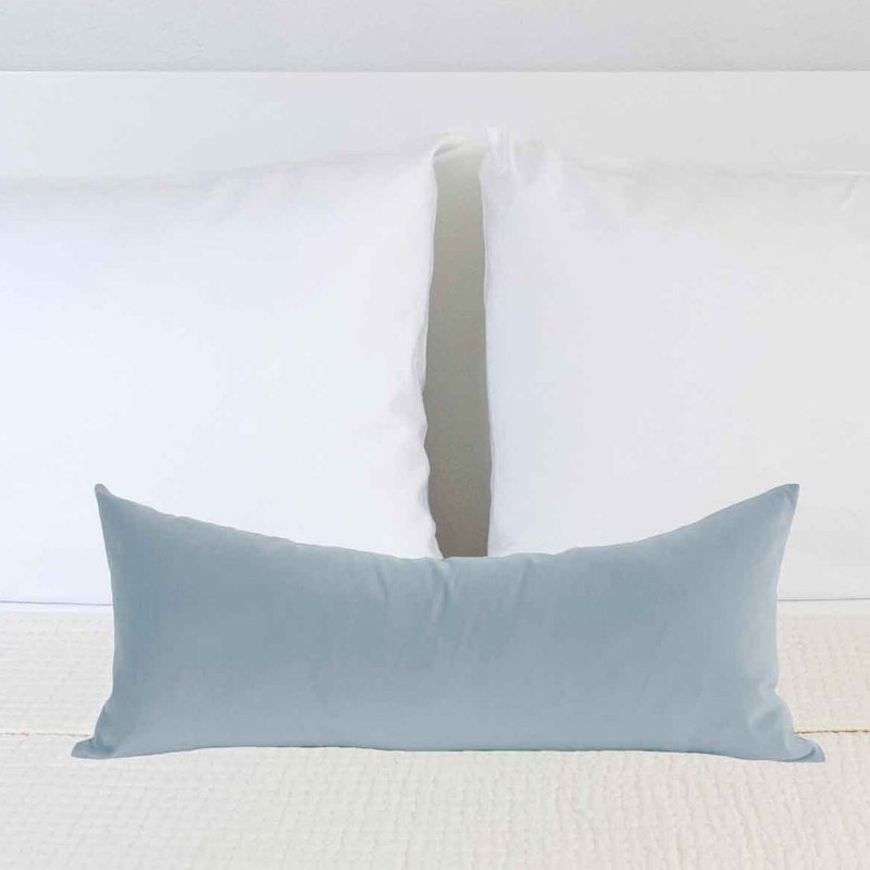 Light Blue Lumbar Pillow