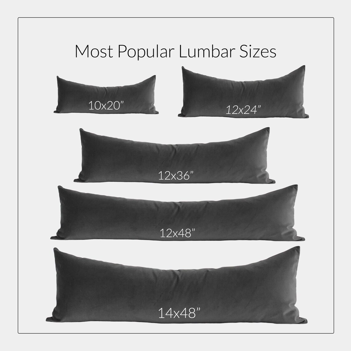 Charcoal Gray Velvet Throw Pillow Covers Luxury Cotton Etsy