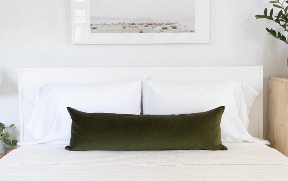 Olive Green Velvet Throw Pillow Covers Luxury Velvet Double sided Lumbars Etsy Canada