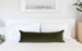 Olive Green Velvet Throw Pillow Covers, Luxury Velvet, Double-sided, Lumbars 