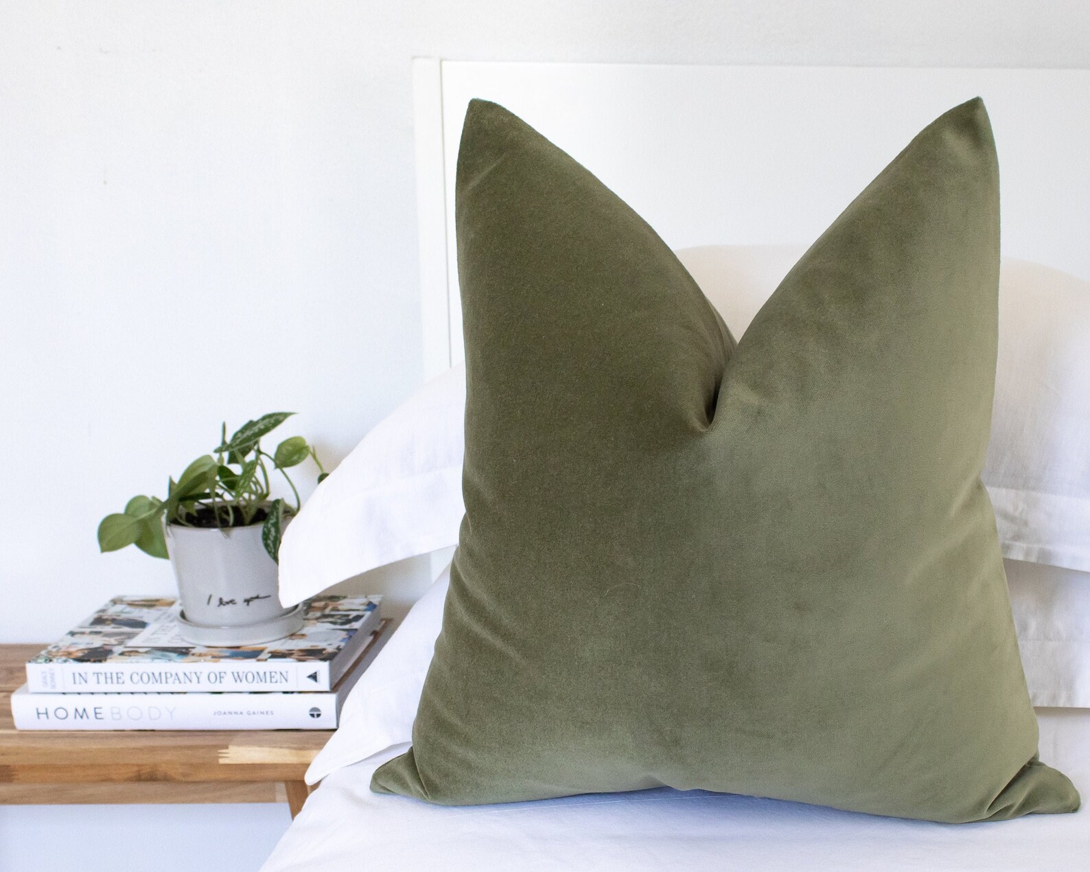 Sage Green Throw Pillow Covers Luxury Velvet Doublesided Etsy