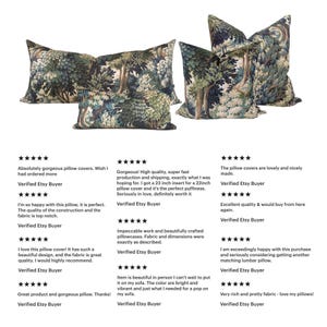 Moody Decor Sofa Pillow Cover Dark Academia Inspired Cushion Dark Cottagecore Throw Pillow Cover Forest Tapestry Decor Decorative Cushion image 8