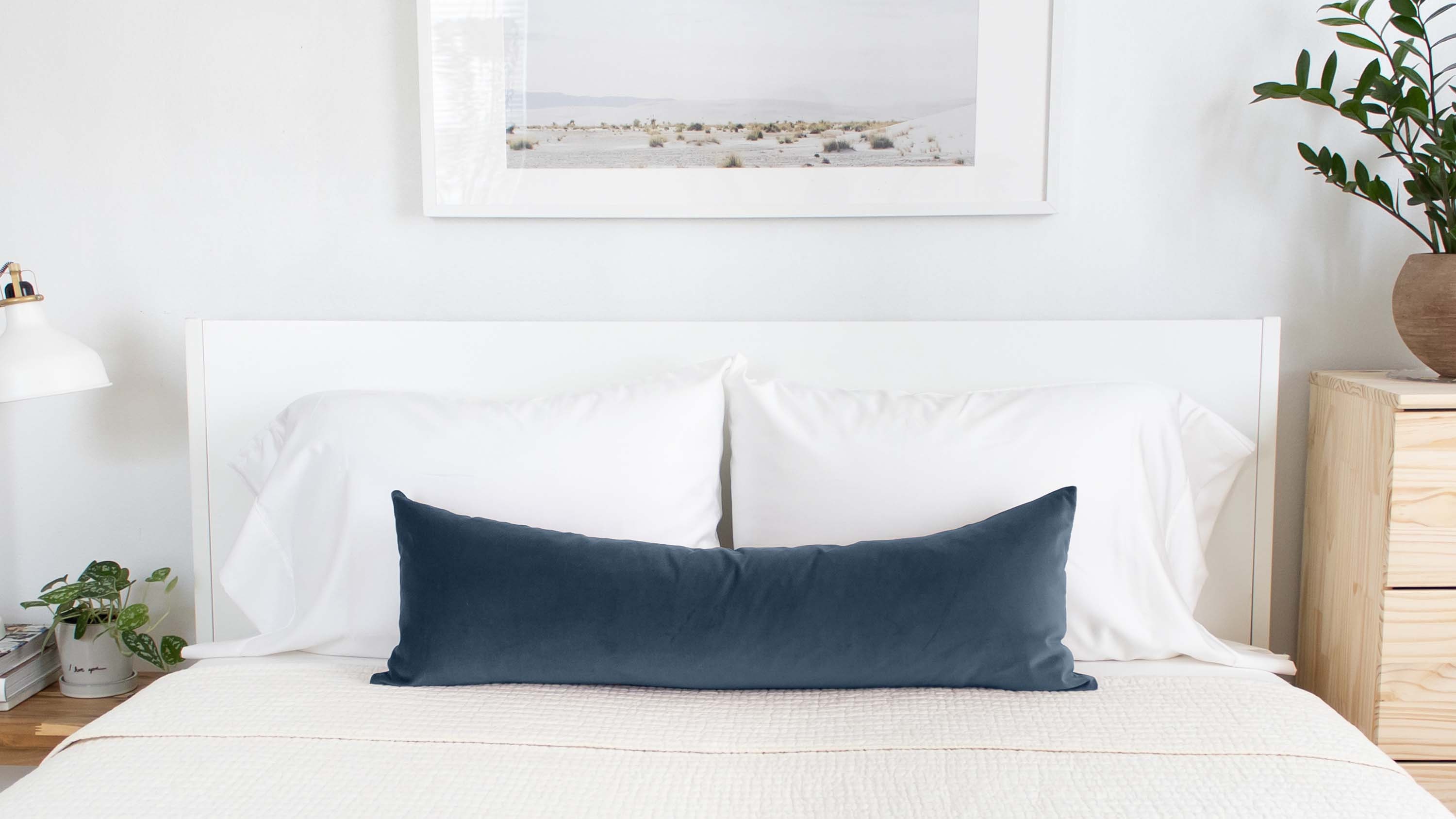 Lumbar Bolster 14x48 Velvet Throw Pillow Cover Extra Long Cushion for Bed Body Pillow Case Choose From 20 Colors Etsy
