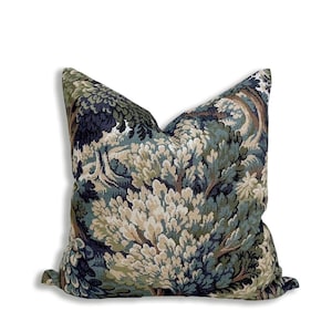 Moody Decor Sofa Pillow Cover Dark Academia Inspired Cushion Dark Cottagecore Throw Pillow Cover Forest Tapestry Decor Decorative Cushion