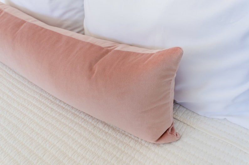 Blush Velvet Throw Pillow Covers Luxury Velvet Doublesided Etsy