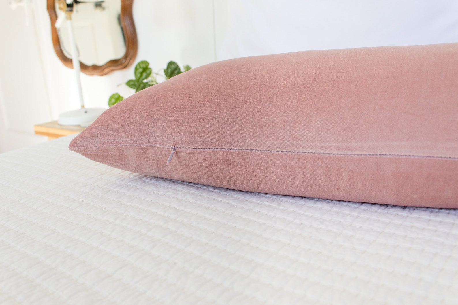 Blush Velvet Throw Pillow Covers Luxury Velvet Doublesided Etsy