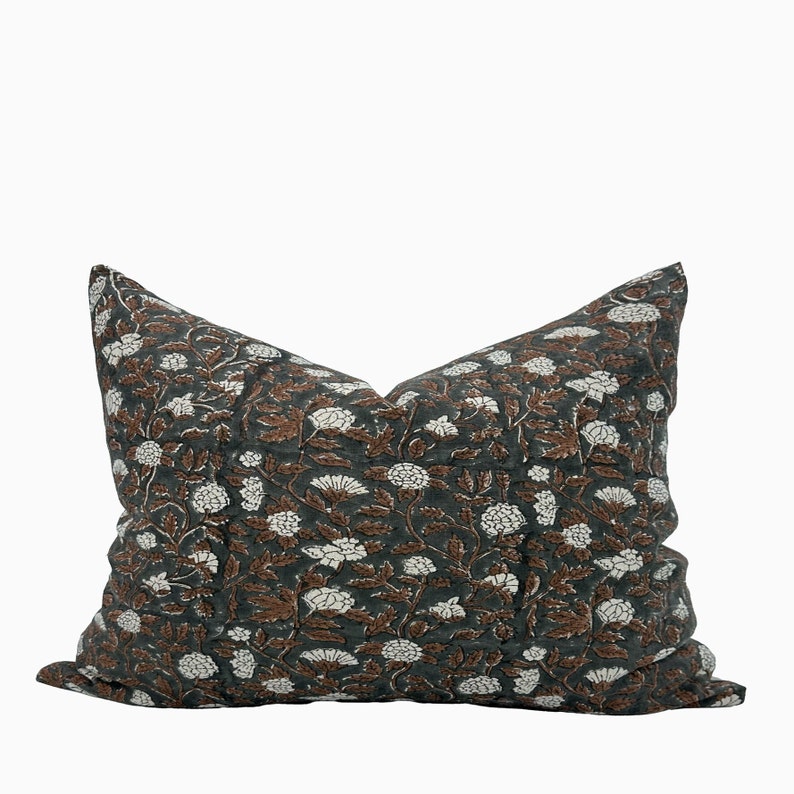 Moody Bedroom Decor Small Cushion Floral Couch Pillow Combo Maximalist Home
