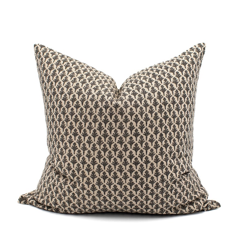 Grey Brown Pillow - Etsy