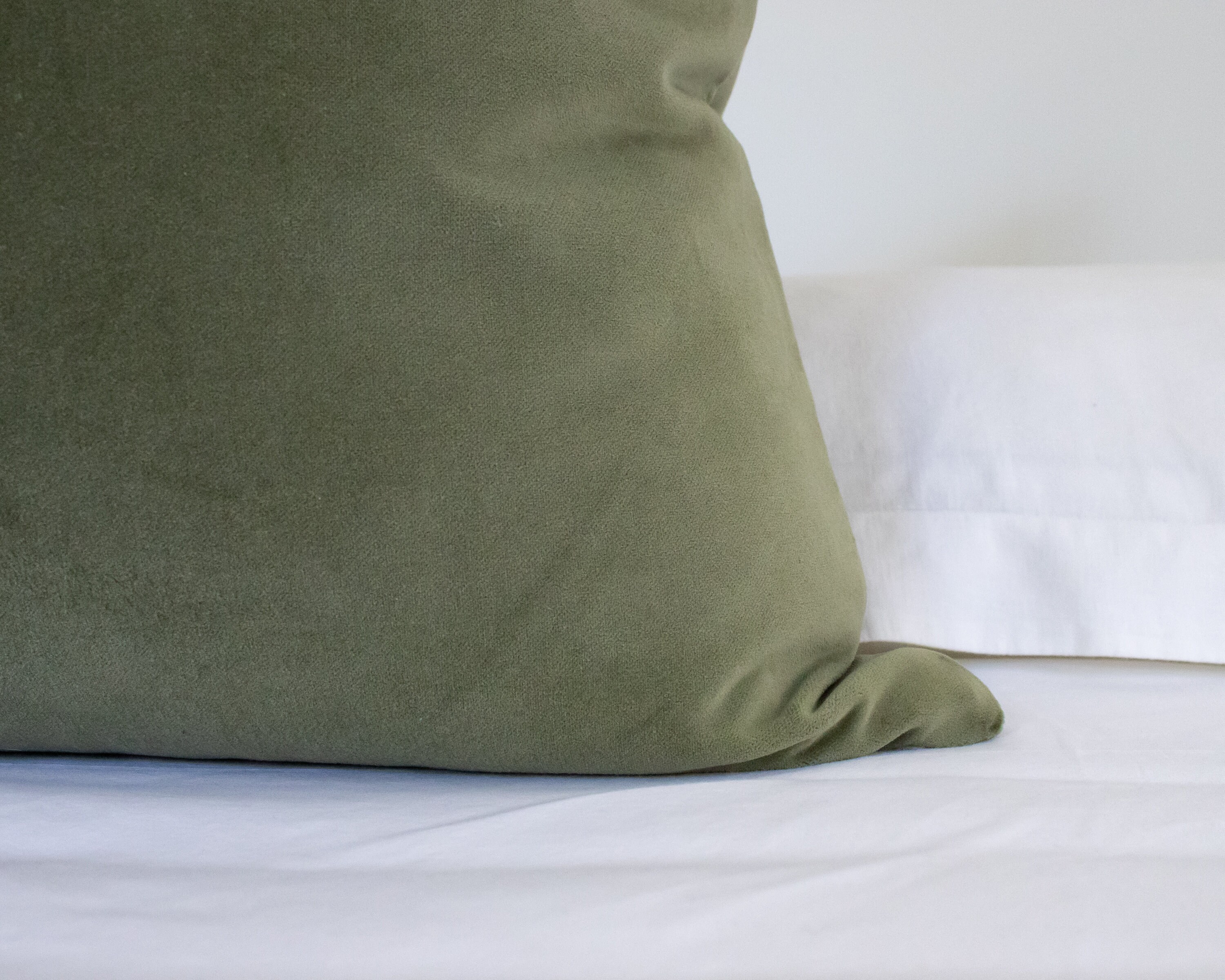 Sage Green Throw Pillow Covers Luxury Velvet Doublesided Etsy UK