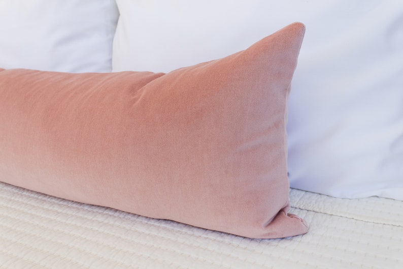 Blush Velvet Throw Pillow Covers Luxury Velvet Doublesided Etsy