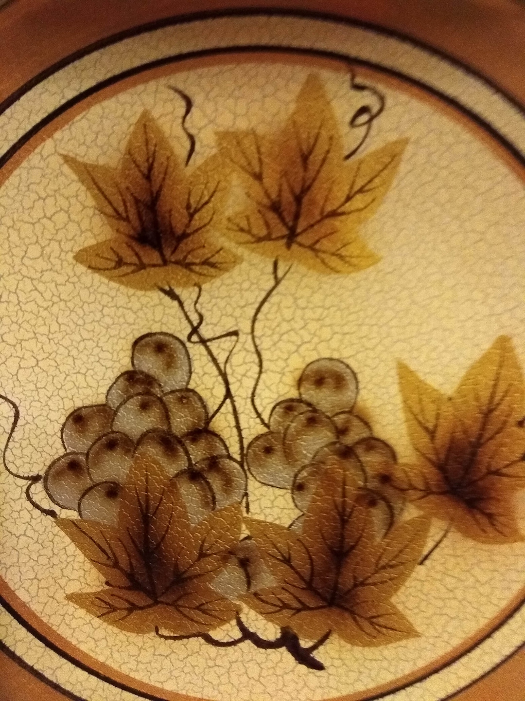 Vintage Ceramic Wall Decor Plate Wonderful Latvian Handmade Etsy