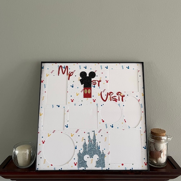 Disneyland First Visit Frame Etsy