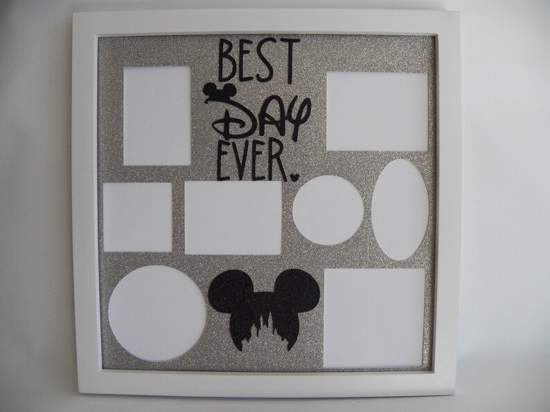 Disney Picture Frame Best Day Ever Collage Photo Frame Mickey Etsy