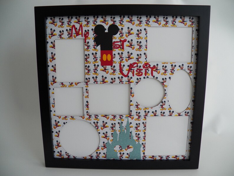 Disney Frame 1st Visit Vacation Picture First Collage Photo Etsy