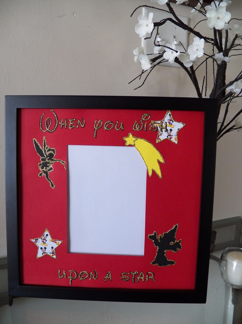 Disney Picture Frame Frames 5x7 Mickey Mouse Walt World Image 0